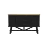 Intercon HD-CA-6640-RWR-C Hendricks - Server - Rustic Wheat / Raven
