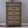 Liberty Furniture 930-BR41 Carolina Park - 5 Drawer Chest - Amber Brown