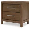 Ashley Furniture B974-92 Cabalynn - Two Drawer Night Stand - Light Brown
