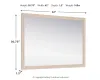 Ashley Furniture B2615-36 Cadmori - Bedroom Mirror - Tan