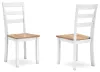 Ashley Furniture D398-01 Ashley Furniture D398-01 Gesthaven - Dining Room Side Chair (Set of 2) - Natural / White