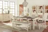 Ashley Furniture D647/25/01(4)/00/60/76(3) Ashley Furniture D647/25/01(4)/00/60/76(3) Bolanburg - 10 Pc. - Dining Room Table, 4 Side Chairs, Bench, Server, 3 Cabinets - Beige