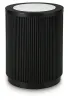 Ashley Furniture T650-6 Ashley Furniture T650-6 Grayman - Round End Table - Black