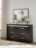 Ashley Furniture PCB2611-31 Brizmore - Six Drawer Dresser - Black