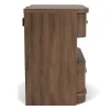 Riverside Furniture 43469 Delia - 2 Drawer Nightstand - Nouveau Walnut
