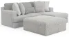 Jackson Furniture Industries 3303/46/76/28-18 Jackson Furniture Industries 3303/46/76/28-18 Logan - 2 Piece Upholstered Sectional With Comfort Coil Seating, 46