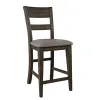 Liberty Furniture 152-B250124 Liberty Furniture 152-B250124 Double Bridge - Splat Back Counter Chair - Dark Chestnut