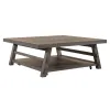Liberty Furniture 406-OT1014 Modern Farmhouse - Oversized Square Cocktail Table - Dusty Charcoal