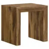 Coaster Fine Furniture 708417 Odilia - Rectangular Solid Wood End Table - Auburn