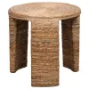 Coaster Fine Furniture 708507 Artina - Woven Rattan Round Side End Table - Natural