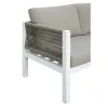 Furniture of America CM-OS2138-SECT Sasha - Patio Sectional - White / Light Taupe