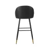 New Classic SAF199-BS-BLK Oliver - Vegan Leather Bar Chair (Set of 2) - Black