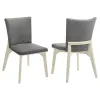 Coaster Fine Furniture 108682 Biloxi - Upholstered Dining Side Chair (Set of 2) - Gray