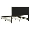 Coaster Fine Furniture 300852Q Dorian - Fabric Upholstered Queen Panel Bed - Cream