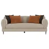 Coaster Fine Furniture 509411-S2 Jade - 2 Piece Chenille Upholstered Sofa Set - Latte