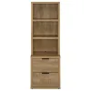 Coaster Fine Furniture 802693 Westpark - 3-Shelf Bookcase USB And Lockable Drawer - Mango