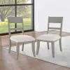 New Classic D2114W-21 New Classic D2114W-21 Mariana - Wood Back Side Chair (Set of 2) - Vintage Creme