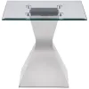 Coaster Fine Furniture 710208-S2 Jenny - 2 Piece Rectangular Coffee And End Table Set - Chrome