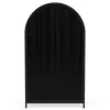 Riverside Furniture 61754 Calhoun - Display Cabinet - Whiskey / Ebony Whiskey Oak