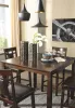 Ashley Furniture D384-223 Bennox - DRM Counter Table Set (Set of 5) - Brown