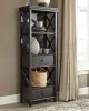 Ashley Furniture D736-76 Tyler Creek - Display Cabinet - Black / Gray