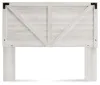 Ashley Furniture EB4121-157 Ashley Furniture EB4121-157 Shawburn - Queen Crossbuck Panel HDBD - Whitewash