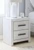 Ashley Furniture B3788-92 Cayboni - Two Drawer Night Stand - Whitewash
