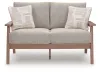 Ashley Furniture PCP422-835 Grover Beach - Loveseat With Cushion - Driftwood