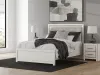 Ashley Furniture PCB3381B6 Zuraleus - Queen Upholstered Panel Bed - White