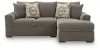 Ashley Furniture PC86205S3 Ashley Furniture PC86205S3 Larson Levee - 2-Piece Sectional Sofa With RAF Corner Chaise - Espresso