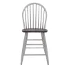 Liberty Furniture 139WH-B100024 Liberty Furniture 139WH-B100024 Farmhouse - Windsor Back Counter Chair - Two Tone White / Wood Tone