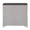 Liberty Furniture 417-HO147 Allyson Park - Bunching Lateral File Cabinet - Wirebrushed White / Charcoal