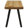 Coaster Fine Furniture 123043 Maverick - Wood Dining Bench - Natural Mango And Black