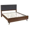CoasterEssence 205131KW Robyn - Wood California King Panel Bed - Dark Walnut