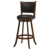 CoasterEssence 101920 Broxton - Upholstered Swivel Bar Chair (Set of 2) - Chestnut