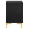 CoasterEveryday 224452 Kendall - 2-Drawer Nightstand - Black