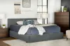 CoasterEssence 316020KW Gregory - California King Upholstered Platform Bed - Graphite