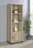 Coaster Fine Furniture 707746 Sachin - 3-Shelf Engineered Wood Media Tower - Distressed Pine