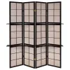CoasterEveryday 900166 Iggy - 4-Panel Room Divider Folding Shoji Screen - Cappuccino