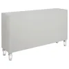CoasterEssence 950825 Leticia - 3-Drawer Mirrored Storage Accent Cabinet - Silver