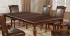 Furniture of America CM3453T Sylvana - Dining Table - Brown Cherry / Espresso