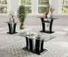 Furniture of America CM4372BK-E-PK Staten - End Table - Glossy Black