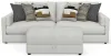 Jackson Furniture Industries 2405/36/37/77/3-11 Jackson Furniture Industries 2405/36/37/77/3-11 Trevor - 2 Piece Extra Deep Oversized Sofa With 1 Included Storage Cocktail Ottoman - Chalk