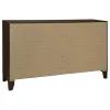 Coaster Fine Furniture 223443 Welsley - 6-Drawer Dresser Cabinet - Walnut