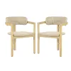 New Classic G6201-DC Sedona - Wood And Wicker Patio Dining Chair (Set of 2) - Natural / Brown