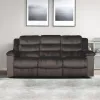 New Classic U1816-30-BRN New Classic U1816-30-BRN Willow - Sofa With Dual Recliner - Brown