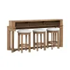 Liberty Furniture 536-OT-4PCS Ballentine - 4 Piece Bar Set - Weathered Bronze
