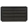 Coaster Fine Furniture 222493 Leandro - 8-Drawer Bedroom Dresser Cabinet - Burnished Black