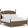 Riverside Furniture 61773-61771-61772 Calhoun - Queen Panel Bed - Whiskey Oak