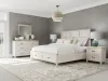 Riverside Furniture 79470-79473-79474 Glenndale - Queen Storage Bed - Aged White